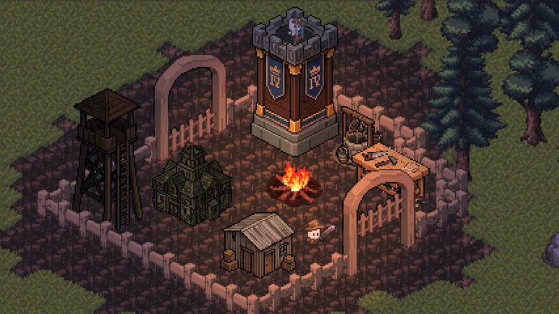 Base building gameplay